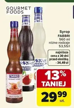 Carrefour Syrop FABBRI Amarena oferta