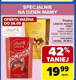 Carrefour Praliny Lindor Lindt oferta