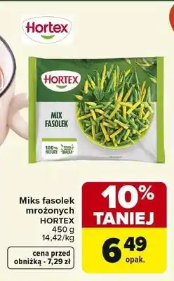 Carrefour Miks fasolek mrożonych Hortex oferta