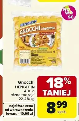 Carrefour Gnocchi z batatów Henglein oferta