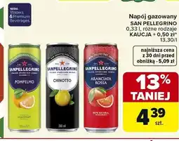 Carrefour Napój gazowany SAN PELLEGRINO Pompelmo oferta