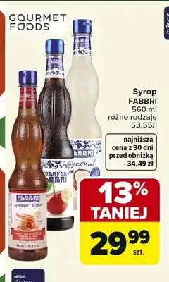 Carrefour Syrop FABBRI oferta