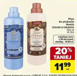 Carrefour Płyn do płukania tkanin TESORI D'ORIENTE oferta