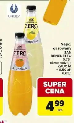 Carrefour Napój gazowany SAN BENEDETTO oferta