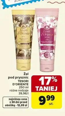 Carrefour Żel pod prysznic TESORI D'ORIENTE oferta