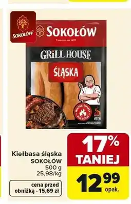 Carrefour Kiełbasa śląska SOKOŁÓW oferta