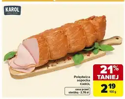 Carrefour Polędwica sopocka KAROL oferta