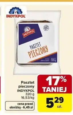 Carrefour Pasztet pieczony INDYKPOL oferta