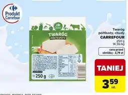 Carrefour Twaróg półtłusty Carrefour oferta