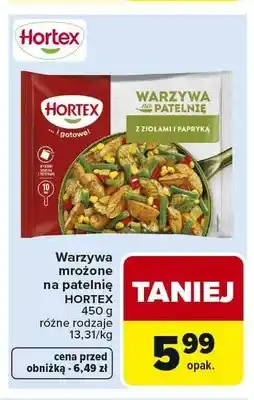Carrefour Warzywa mrożone na patelnię Hortex oferta