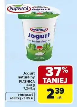Carrefour Jogurt naturalny Piątnica oferta