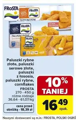 Carrefour Paluszki rybne złote Frosta oferta