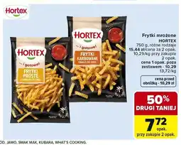 Carrefour Frytki mrożone proste Hortex oferta