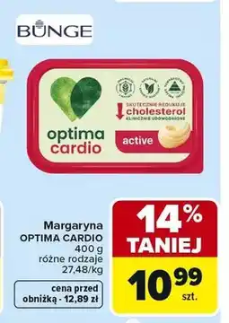 Carrefour Margaryna Optima Cardio active oferta