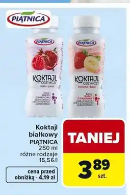 Carrefour Koktajl białkowy Piątnica malina-granat oferta