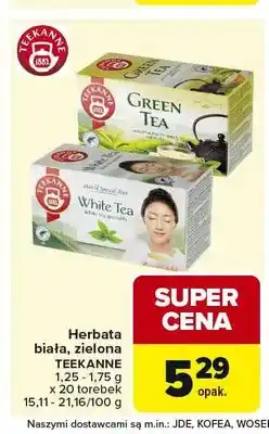 Carrefour Herbata biała Teekanne 20-pak oferta