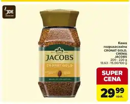 Carrefour Kawa rozpuszczalna Jacobs Cronat Gold oferta