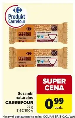 Carrefour Sezamki naturalne Carrefour oferta