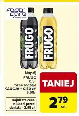 Carrefour Napój Frugo czarne oferta
