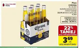 Carrefour Piwo Corona Extra 6-pak oferta