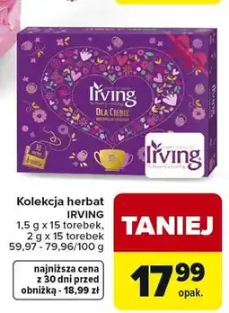 Carrefour Kolekcja herbat IRVING oferta