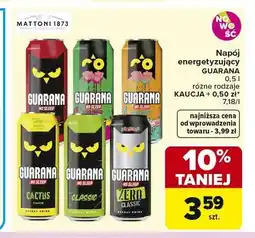 Carrefour Napój energetyzujący GUARANA oferta