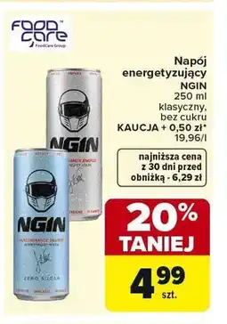 Carrefour Napój energetyzujący NGIN klasyczny oferta