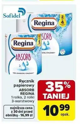 Carrefour Ręcznik papierowy Absorb Regina oferta