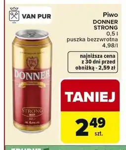 Carrefour Piwo Donner Strong oferta