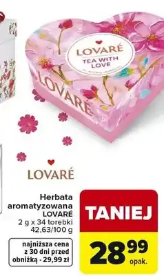 Carrefour Herbata aromatyzowana LOVARÉ oferta