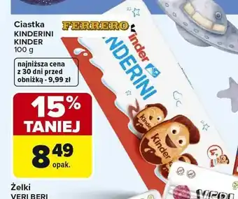 Carrefour Ciastka Kinderini Kinder oferta
