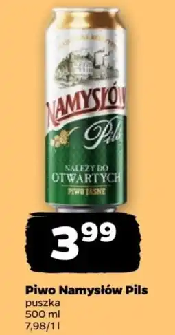 Netto Piwo Namysłów Pils puszka oferta
