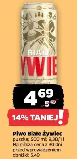Netto Piwo Białe Żywiec puszka oferta