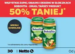 Netto Wszystkie zupki, obiadki i deserki w słoiczkach bobovita oferta