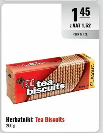 Eurocash Herbatniki Tea Biscuits 200g oferta