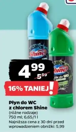 Netto Płyn do wc z chlorem shine oferta