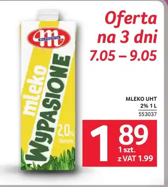 Selgros Mleko uht 2% oferta