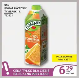Selgros Sok 100% pomarańcza tymbark oferta