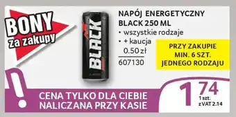 Selgros Napój energetyczny black oferta