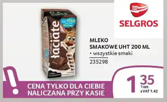 Selgros Mleko smakowe uht oferta
