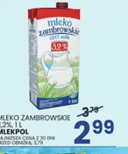 Wafelek Mleko Zambrowskie UHT oferta