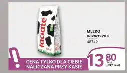 Selgros Mleko w proszku oferta