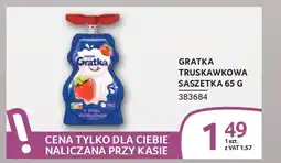 Selgros Gratka truskawkowa saszetka oferta