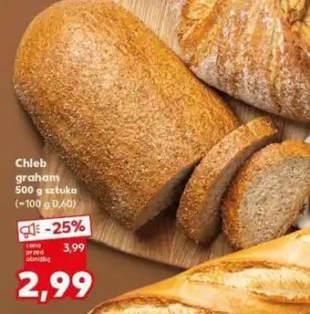 Kaufland Chleb graham 500 g sztuka oferta