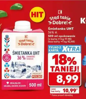 Kaufland Śmietanka UHT oferta