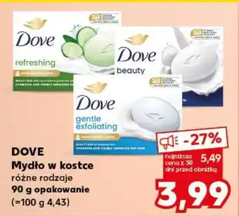 Kaufland DOVE Mydło w kostce oferta
