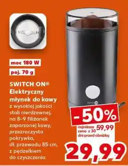 Kaufland SWITCH ON Elektryczny młynek do kawy oferta
