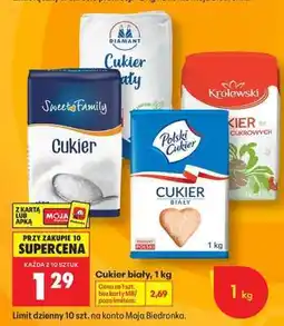 Biedronka Cukier biały 1 kg oferta