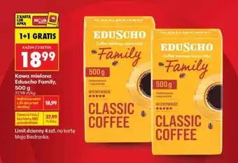 Biedronka Kawa mielona Eduscho Family, 500 g oferta