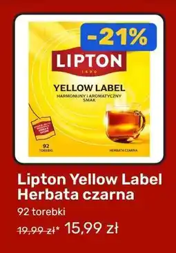 Biedronka LIPTON YELLOW LABEL Herbata czarna oferta